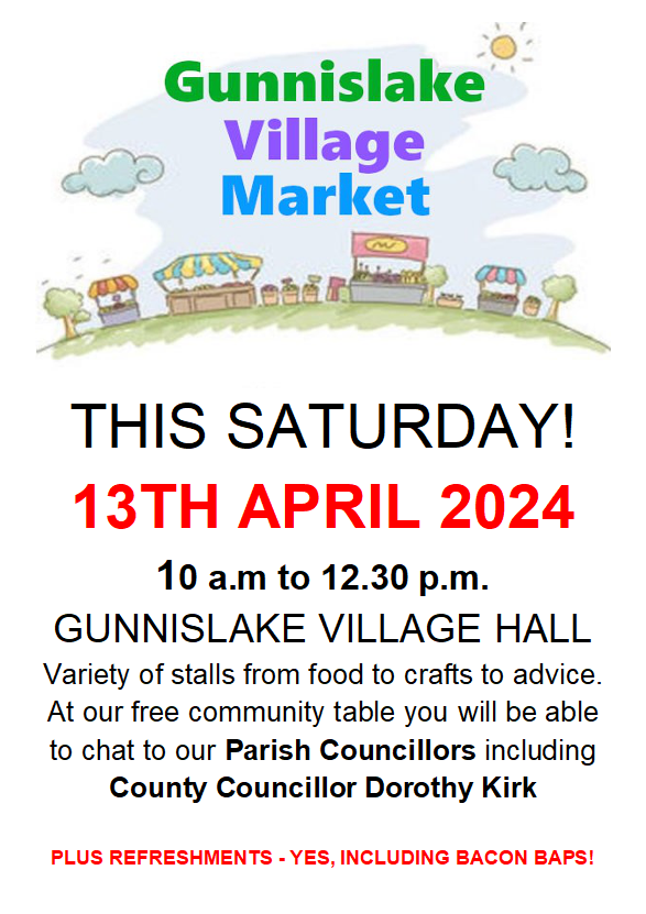 Gunnislake Village Market – Saturday 13th April